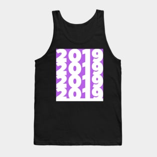 2019 New Year Purple Shirt Tank Top